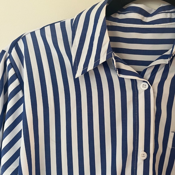 Kiwi & Co Striped Button Up Shirt - Picture 2 of 4